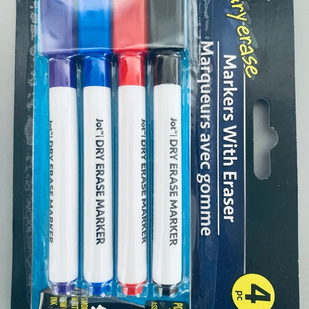 Jot Stapler, Markers, and Erasers Set